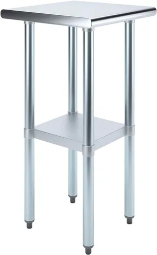 Vista 20 de Mesa de trabajo de acero inoxidable, mesa de metal