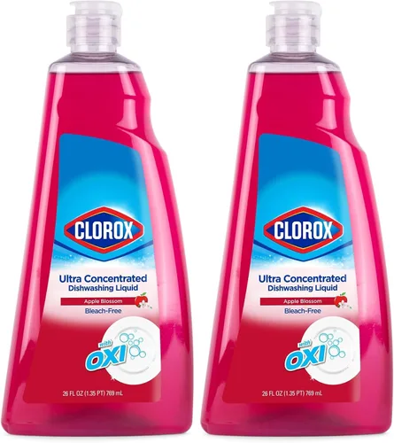 Vista 15 de Clorox Jabón para platos ultra concentrado con OXI, flor de manzana, 26
