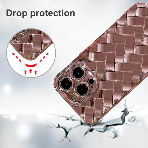Vista 3 de Funda compatible con iPhone 13 Pro de 6.1 pulgadas, funda protectora de silicona suave a prueba de golpes para cámara, cubierta trasera protectora