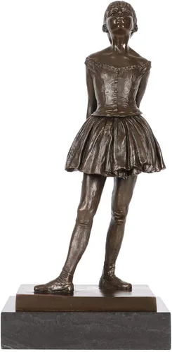 Vista 8 de Estatua de bronce de catorce años de bailarina de Degas Ballerina Art Famosa escultura réplica decoración del hogar regalos
