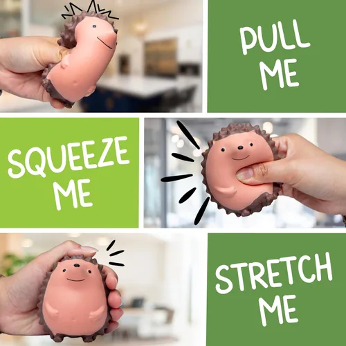 Vista 4 de Boxer Gifts Juguete Stress Hog - Pelotas de estrés únicas para adultos y adolescentes Juguetes fidget blanditos para ansiedad - Accesorios