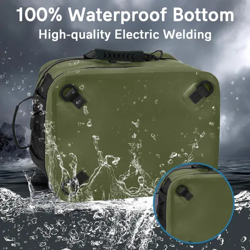Vista 5 de MORXPLOR Bolsa impermeable de PVC para cubierta de paddleboard, 40 latas Sup Deck Cooler Bag,Bolsa enfriadora para paddleboard,Bolsa térmica
