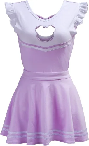 Vista 7 de Littleforbig Cotton Romper Onesie Pajamas Bodysuit - Daddy's Secret Princess Skirt Set