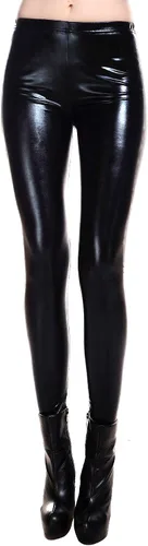 Vista 2 de Diamond Keep it Liquid Wet Look - Leggings metálicas elásticas brillantes