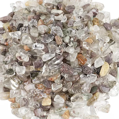 Vista 10 de Cherry Tree Collection - Chips de piedras preciosas de Amazonita pulida, 1/2 lb Natural Stone Pieces for Jewelry Making, Resin Crafts, Plants