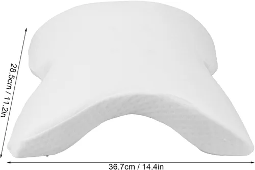 Vista 6 de Almohada de abrazo, almohada de brazo que protege la columna cervical de espuma viscoelástica para oficina y hogar