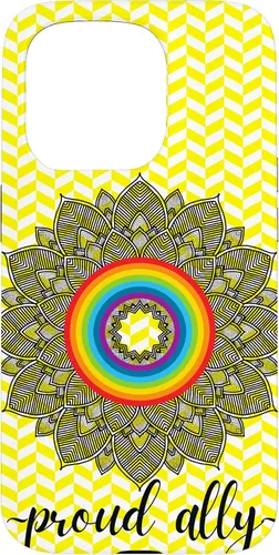 Vista 14 de Proud Ally LGBTQIA Gay Pride Month Celebration Case for iPhone 16