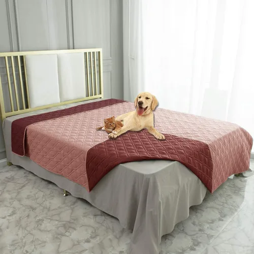 Vista 107 de Ameritex Manta Impermeable Reversible Cubierta para Cama de Perro Manta para Mascotas para Muebles Cama Sofá Sillón