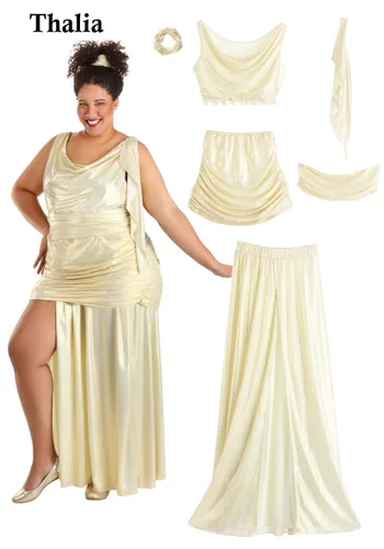 Vista 31 de Disfraz de Muses de Hércules Disney para Mujer Talla Plus Multicolor