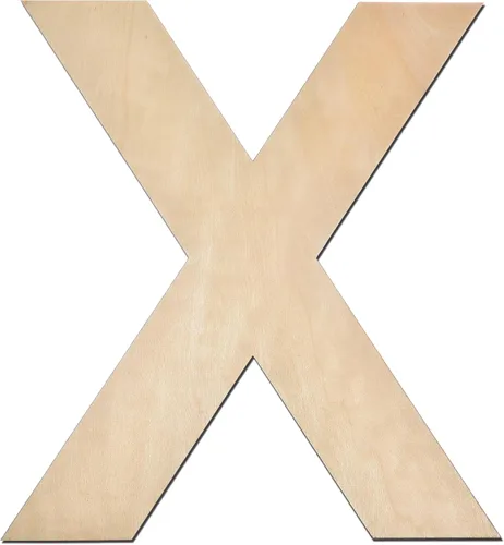 Vista 35 de Letra de madera A de 12 pulgadas de grosor, letra de madera grande sin terminar de 1/4 de pulgada de grosor para decoración de pared del hogar Letra