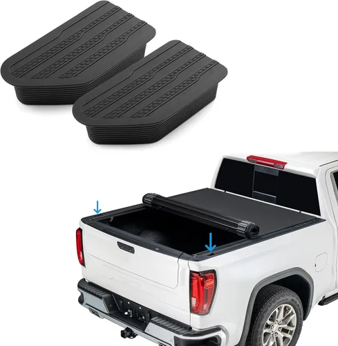 Vista 11 de Shademax Ajuste personalizado para cubiertas de bolsillo de estaca 2014-2018 GMC Sierra 1500 Chevy Silverado 1500/2500/2500HD/3500 Funda para cama