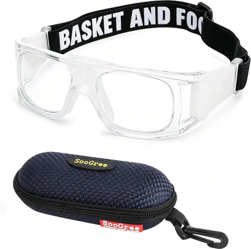 Vista 12 de SooGree Gafas deportivas para hombre, gafas protectoras antivaho para baloncesto