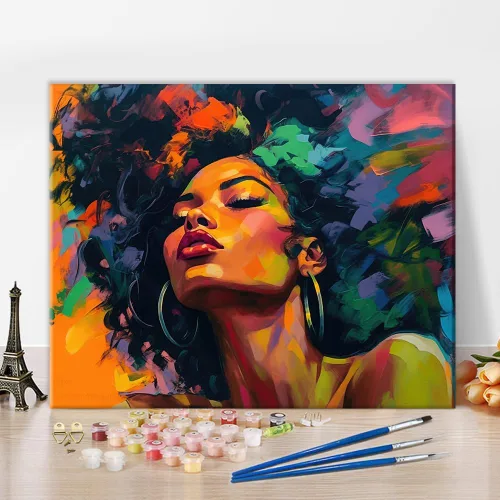 Vista 9 de TUMOVO Pintura por números para adultos, principiantes, pintura de cruz de Jesús por números, kits sobre lienzo acrílico cristiano pintura a mano