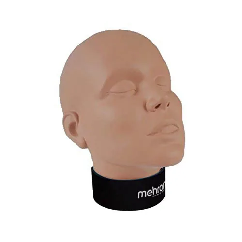 Vista 2 de Mehron Professional cara para práctica de maquillaje y pintura facial para estudiantes.