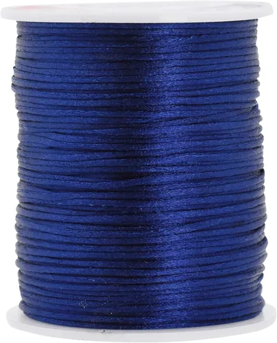 Vista 64 de Mandala Crafts Cordón de satén de cola de rattail de 0.02 in para nudos chinos de macramé