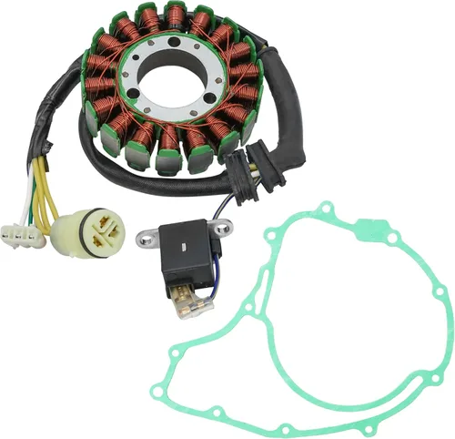 Vista 4 de Caltric Estator y junta compatibles con Honda Trx300 Trx-300 Fourtrax 300 1988-199518 Pol