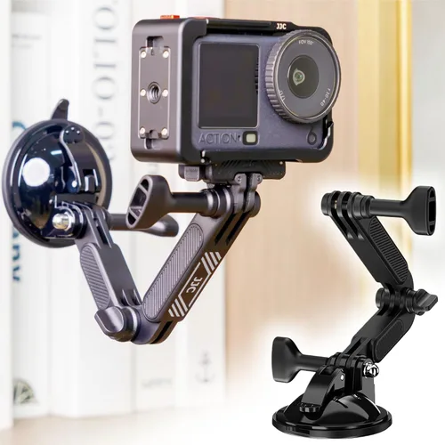 Vista 10 de JJC Soporte de montaje magnético con tornillo de 1/4"-20 para DJI Osmo360 Action 5 Pro 4 3 para Insta360 X5 X4 X3 Ace, Pocket 3 OSMO360, base