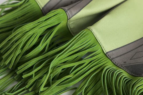 Vista 7 de Disfraz de Bruno Madrigal para adultos, disfraz de Bruno, capa de poncho verde, traje de Halloween
