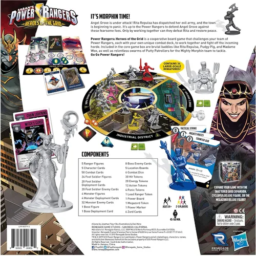 Vista 2 de Renegade Game Studios Power Rangers Heroes of The Grid durante 14 años