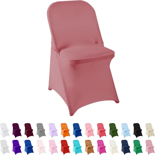 Vista 9 de Funda de elastano para silla, 12 unidades, fundas para silla, fundas plegables para sala de estar, funda extraíble lavable y elástica para silla