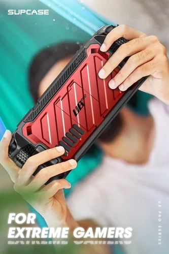 Vista 27 de SUPCASE Unicorn Beetle Pro Series - Funda para Steam Deck (2022) / Steam Deck OLED (2023), funda protectora delgada y resistente con soporte