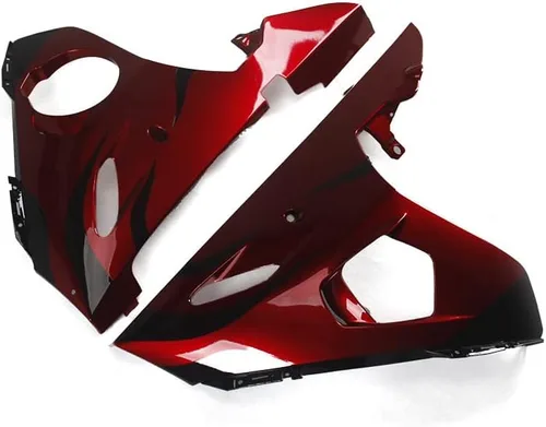 Vista 7 de Brillante rojo negro motocicleta carenados completos para Yamaha YZF-600 R6 R6S '06-09 2003 2004 YZF-R6 03 04 molde de inyección ABS cuerpo cuerpo