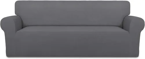 Vista 121 de PureFit Funda súper elástica para sofá reclinable con bolsillo, funda de sofá suave y antideslizante de elastano, lavable, protector de muebles