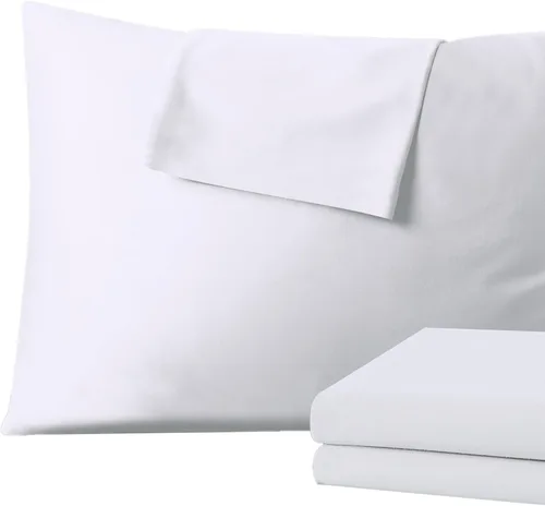 Vista 52 de Juego de 2 fundas de almohada 100% de algodón egipcio, fundas de almohada refrescantes de 400 hilos, fundas de almohada suaves y transpirables