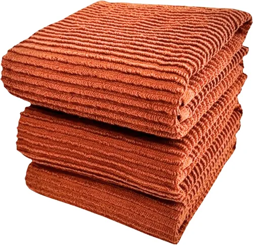 Vista 42 de Serafina Home Toallas de cocina de tamaño grande de color sólido negro: paño de 100 % algodón suave para limpieza y secado absorbente, con ribete