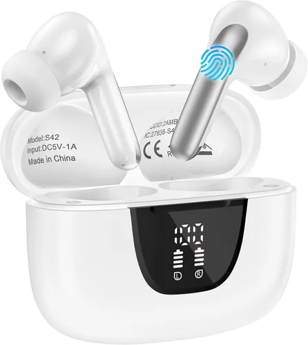 Vista 8 de Auriculares inalámbricos Samsung para Samsung Galaxy A17 A16 S26 Ultra S26+ S25, auriculares intrauditivos Bluetooth para iPhone17 Pro Max