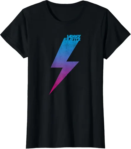 Vista 6 de Lenny Kravitz - Camiseta exclusiva de Amazon Blue Bolt, Negro