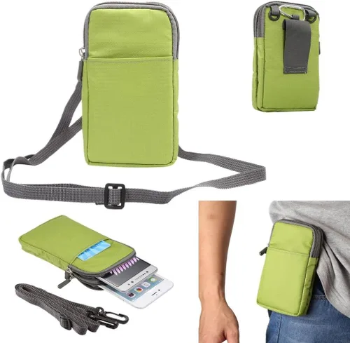 Vista 13 de Bolsa universal para teléfono celular, riñonera multiusos, para la cintura, para deportes al aire libre, funda para llevar teléfonos móviles