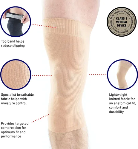 Vista 2 de Neo-G Rodillera para uso diario, deportes, buena para esguinces, tensiones, músculos débiles, rodilleras para hombres y mujeres, flujo de aire