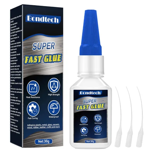 Vista 13 de Pegamento de plástico de 1.06 oz, súper pegamento para plástico, adhesivo transparente fuerte para miniaturas, modelo, PLA, impresión 3D, acrílico