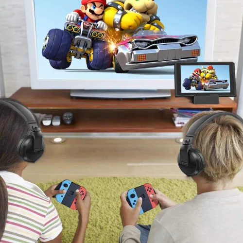 Vista 8 de Ponkor Nintendo Switch Dock, Mini Portable Switch Docking Station HDMI TV Adapter Switch Charger Dock Set Reemplazo ideal para Nintendo Switch Dock