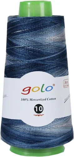 Vista 40 de Golo - 3 bolas de hilo de ganchillo tamaño 10, hilo de crochet para tejer a mano 102