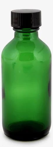 Vista 6 de Vivaplex, 12, botellas de vidrio verdes, de 2 onzas, con tapas