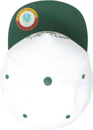 Vista 8 de Sendero Provisions Co. Cowboys Don't Cry - Gorra ajustable con diseño bordado (blanco/verde) - Talla única, Blanco