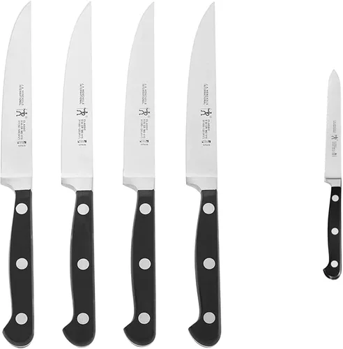 Vista 10 de HENCKELS Juego de 4 cuchillos de cocina clásicos afilados y afilados Cuchillos de ingeniería alemana informados por más de 100 años de maestría