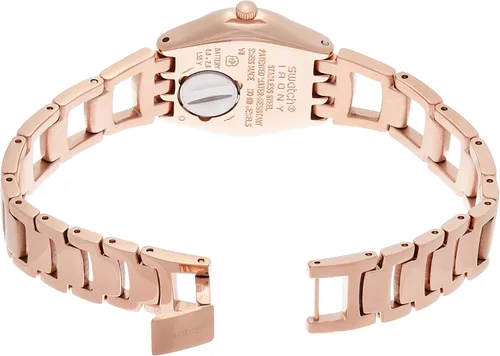 Vista 2 de Swatch Roseli YSG150G - Reloj de pulsera para mujer, esfera rosa