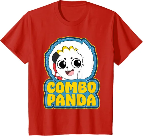 Vista 3 de Ryan's World Arctic Adventures Combo Panda Camiseta, Azul / Patchwork, S Azul Marino