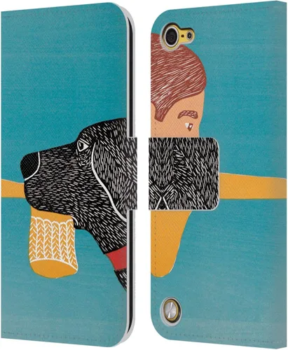 Vista 16 de Stephen Huneck 25 Company Sally & People - Funda de piel tipo cartera compatible con iPod Touch 5G 5ª