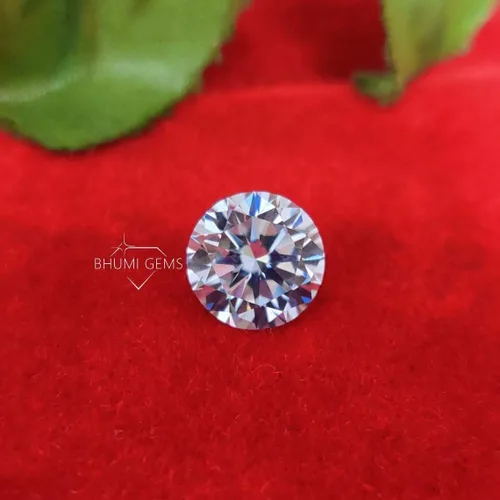 Vista 7 de Bhumi Gems 1CT-50CT VVS1 - Diamante de moissanita suelto incoloro, piedra natural, corte elegante, piedra preciosa suelta, brillante, diamante