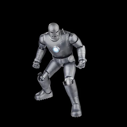 Vista 9 de Serie Marvel Legends Iron Man (Modelo 01) Avengers 60º Aniversario - Figura de acción coleccionable de 6 pulgadas, 6 accesorios