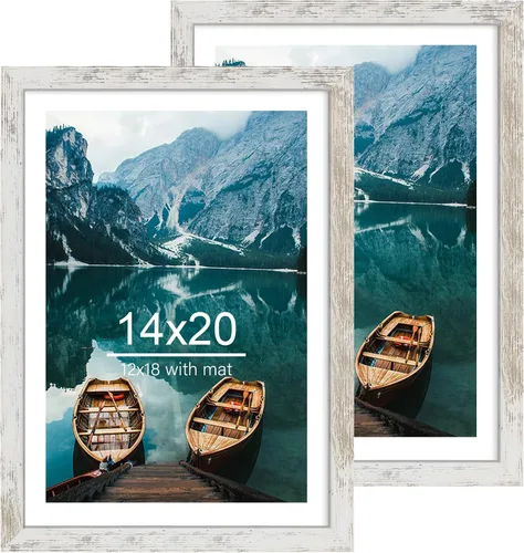 Vista 49 de Hongkee - Juego de 2 marcos de fotos, HK042515-MD5.5X8.5-BK(2PK)