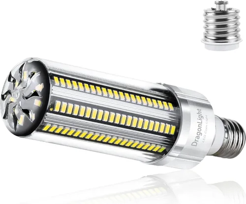 Vista 10 de DragonLight Bombilla LED de maíz de 50 W (equivalente a 350 vatios) E26/E39 Lámpara LED con base de Mogul grande 6000K Luz diurna 6,000 LM
