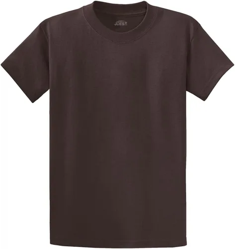 Vista 14 de Joe's USA Playeras pesadas de 6.1 onzas, 100% algodón para hombres en tallas regular, grande y alta Negro azabache