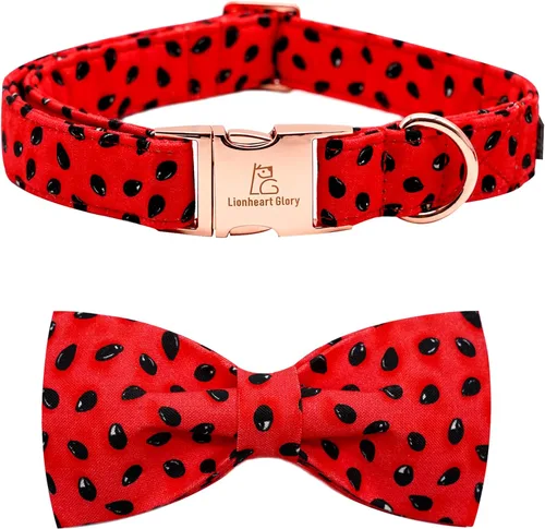 Vista 42 de Lionheart glory Collar de perro con bandera estadounidense, collar de lazo para perro del 4 de julio, resistente y ajustable, patriótico