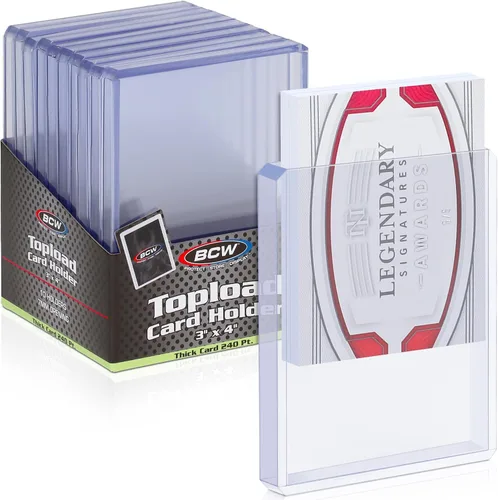 Vista 11 de BCW Portatarjetas gruesas de 79 puntos para tarjetas reliquias, PVC 79 Pt. / 0.079 in