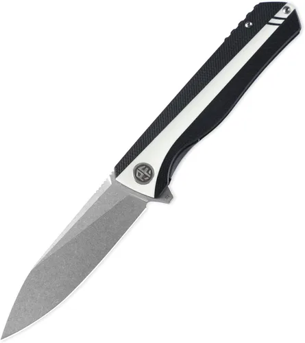 Vista 10 de Petrified fish Mango G10 Hoja de acero D2 2CR13 rodamiento de bolas plegable cuchillo de bolsillo con tapa abatible para acampar, caza, uso diario